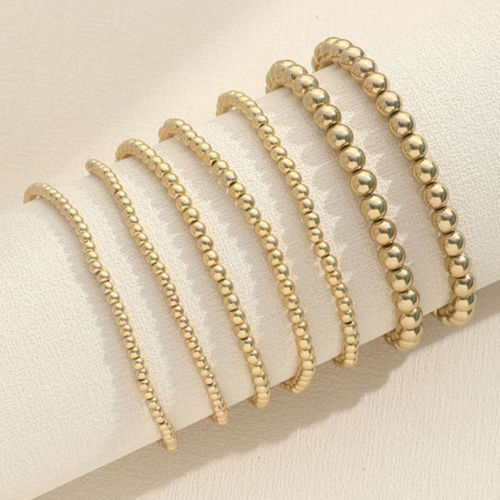 Gold Beaded Bracelet